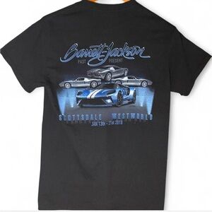 SOLD** Barrett Jackson Black Car Show Cool Graphic Tee Shirt